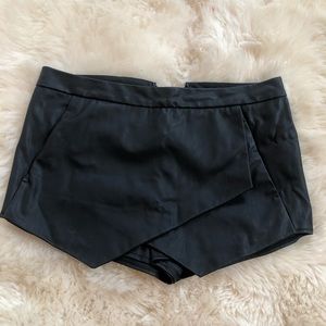 Vegan Leather Skort